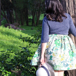 Dirndl Skirt, 50s retro style | @vintageontap