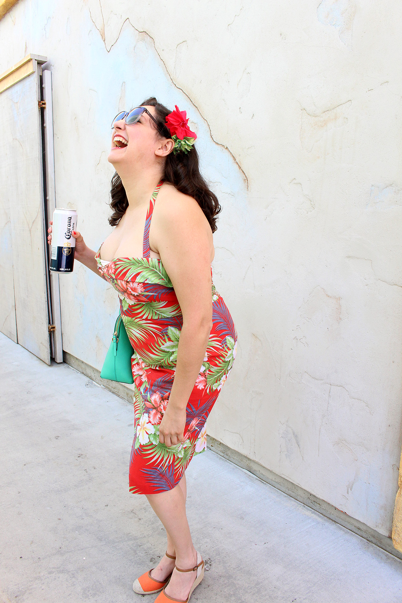 Tiki Dress, Gertie's New Book for Better Sewing | @vintageontap