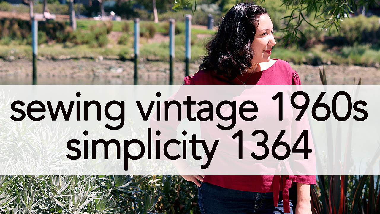 How to Sew Vintage Simplicity 1364 | Vintage on Tap