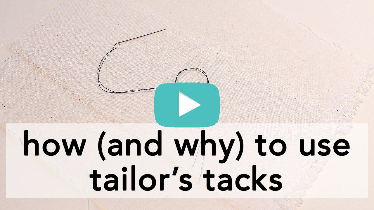 How and Why to Use Tailor's Tacks | Vintage on Tap