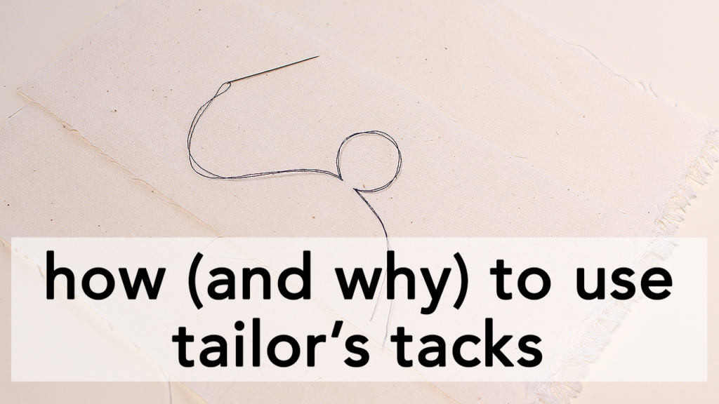 Learn how and why to use Tailor's Tacks in your sewing process! | Vintage on Tap